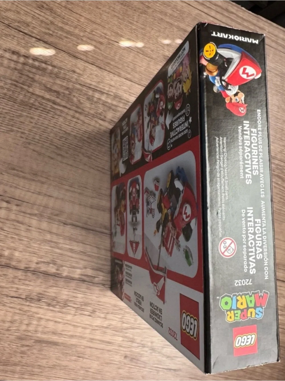 Lego Super Mario Red and Black Mario Kart Set